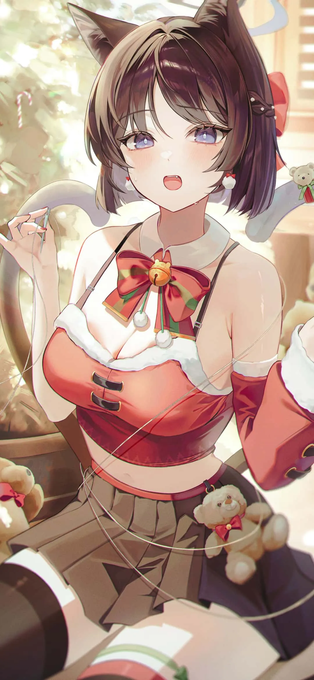 图片[6]-【动漫壁纸】碧蓝档案 桐生桔梗圣诞装 妃咲 早濑优香 星穹铁道 卡芙卡 绝区零 青衣 插画美图推荐-鹿星语