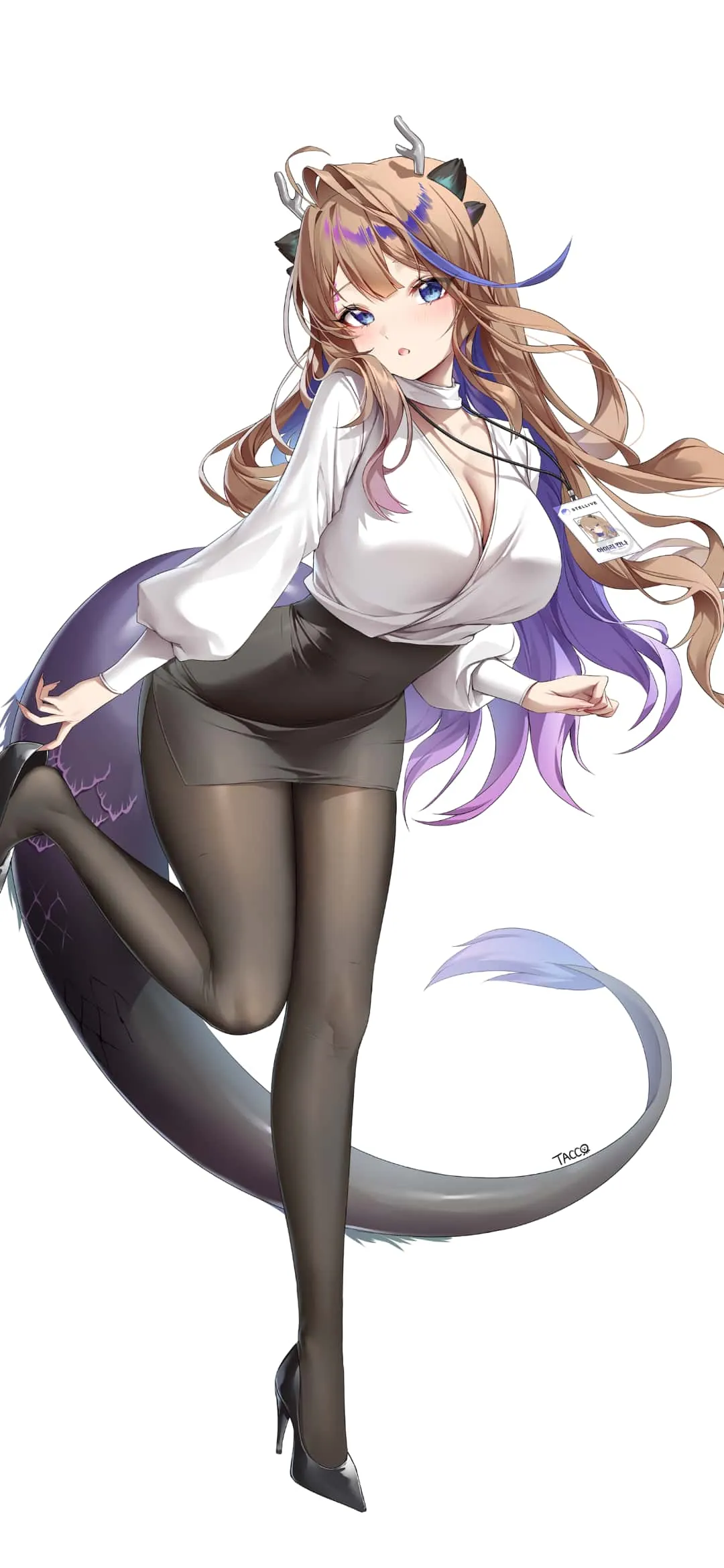 图片[17]-【动漫壁纸】原神 茜特菈莉 女仆装 星穹铁道 黑塔 双马尾 音乐 少女 绝区零 小鲨鱼 插画美图推荐-鹿星语