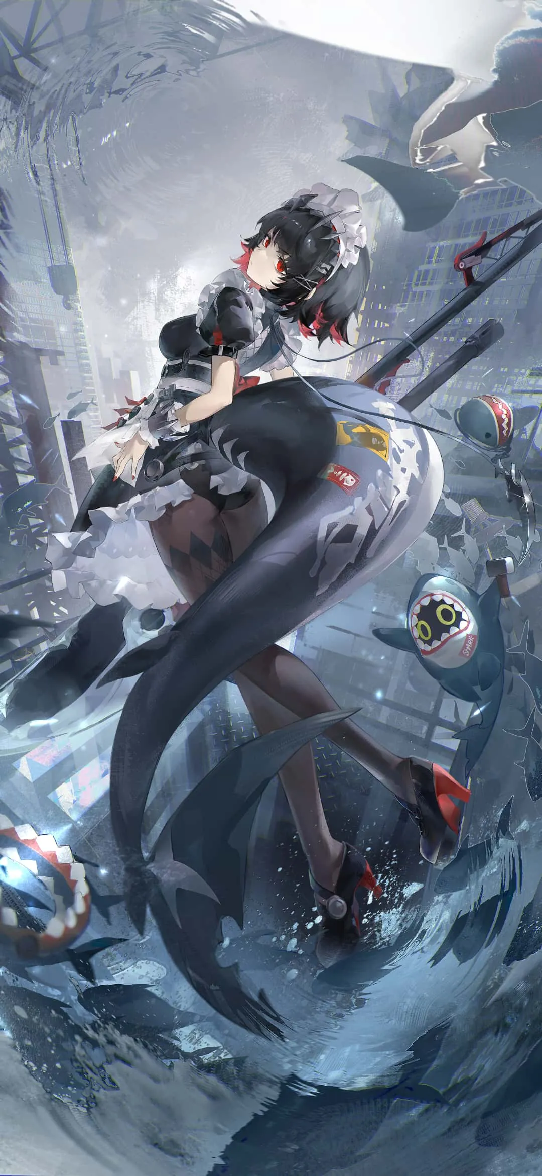 图片[18]-【动漫壁纸】原神 茜特菈莉 女仆装 星穹铁道 黑塔 双马尾 音乐 少女 绝区零 小鲨鱼 插画美图推荐-鹿星语