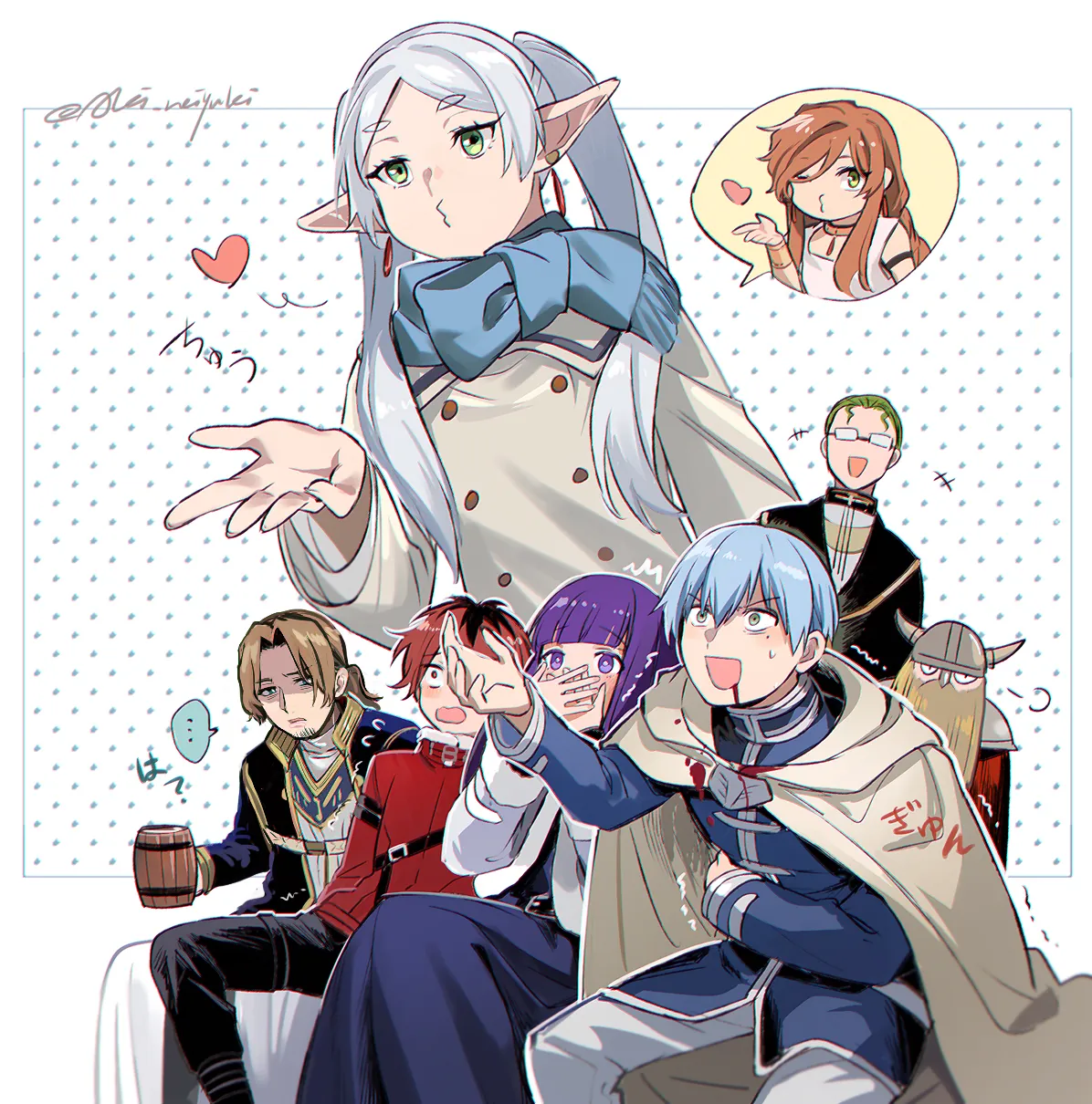 图片[7]-动漫《葬送的芙莉莲》图集壁纸角色原画插画-鹿星语