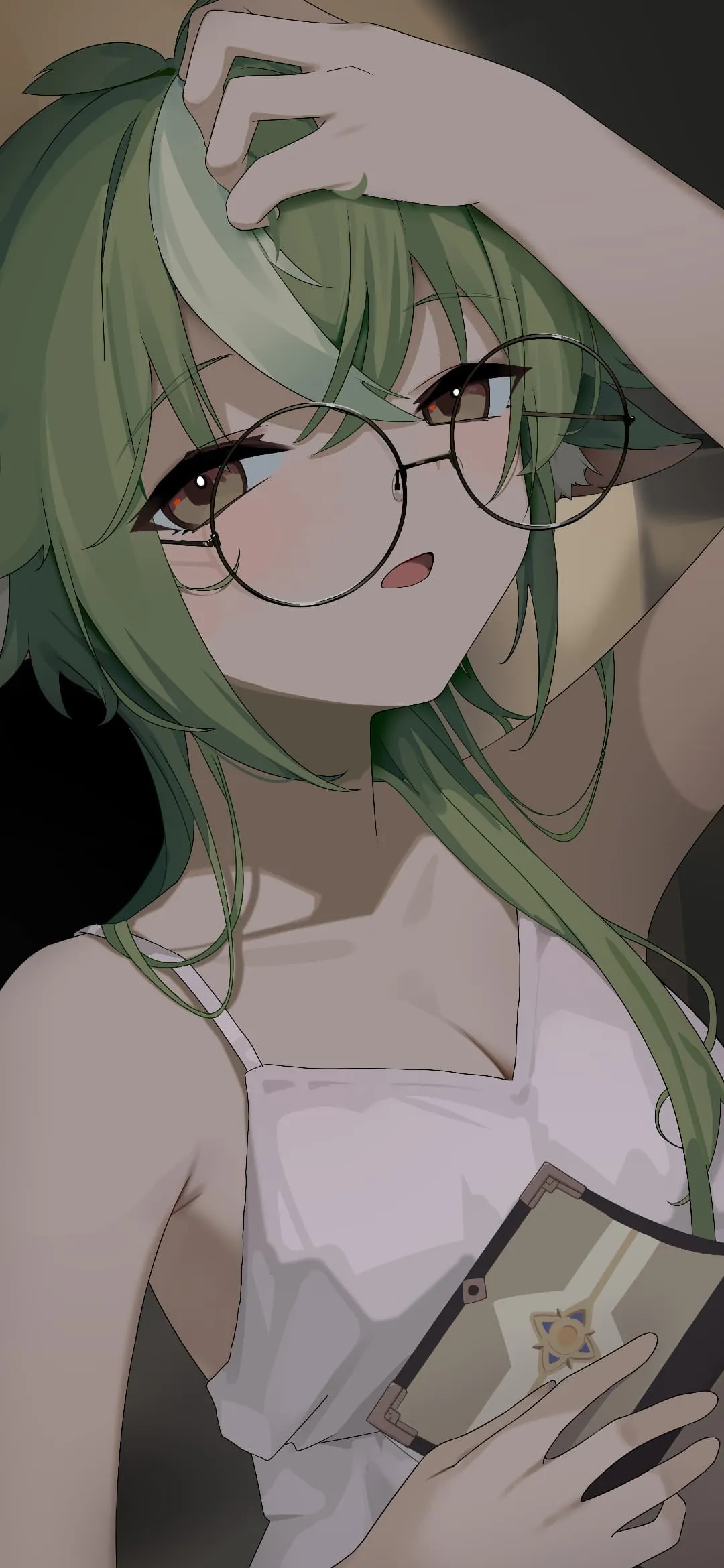 图片[9]-【动漫壁纸】葬送的芙莉莲 夫莉莲 星穹铁道 卡芙卡 银发兽耳娘 赛马娘 原神 茜特菈莉 插画美图推荐-鹿星语