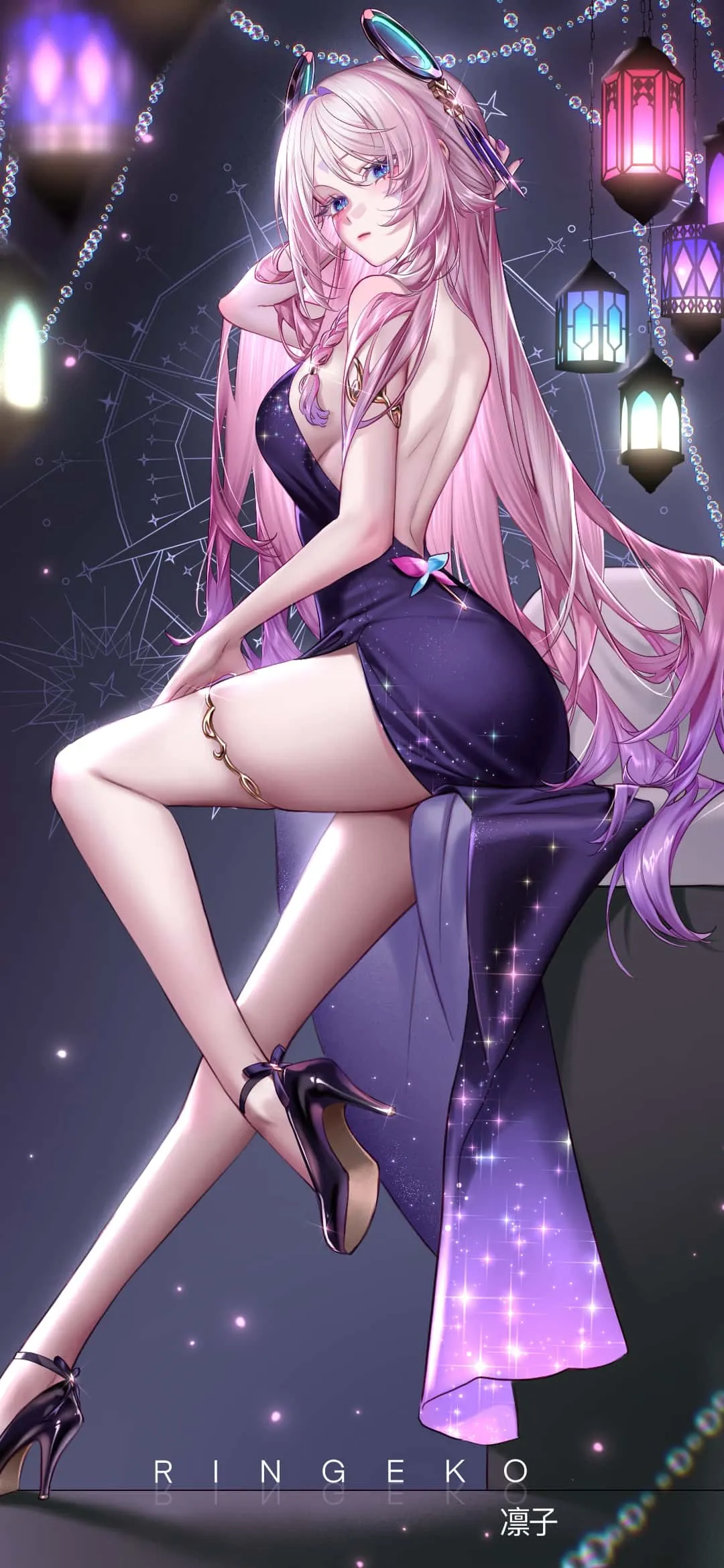 图片[3]-【动漫壁纸】星穹铁道 黑塔 流萤 绝区零 艾莲乔 碧蓝档案 早濑优香 原神 荧 芙宁娜 甘雨 插画美图推荐-鹿星语