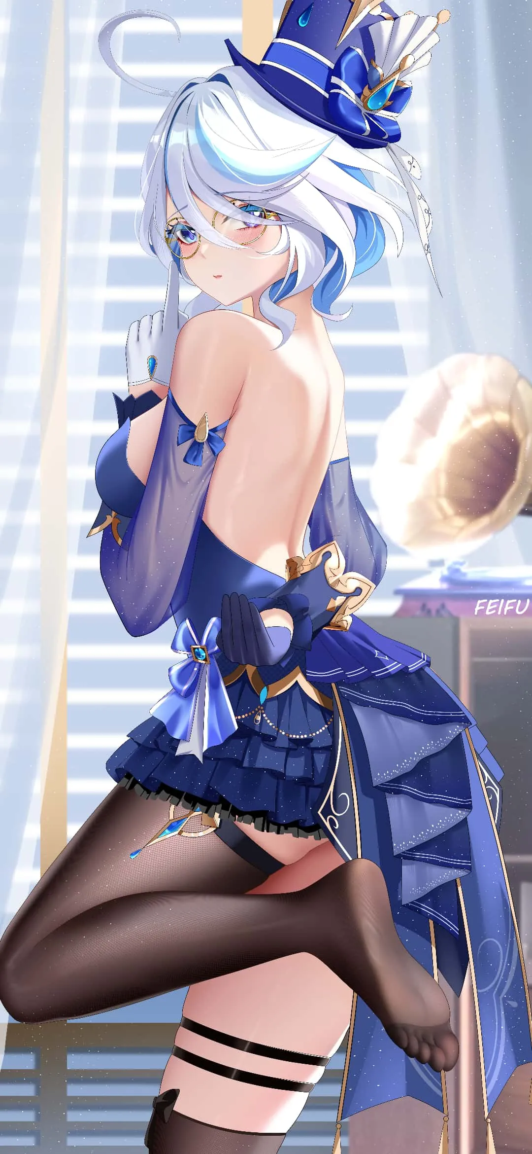 图片[5]-【动漫壁纸】星穹铁道 黑塔 流萤 绝区零 艾莲乔 碧蓝档案 早濑优香 原神 荧 芙宁娜 甘雨 插画美图推荐-鹿星语