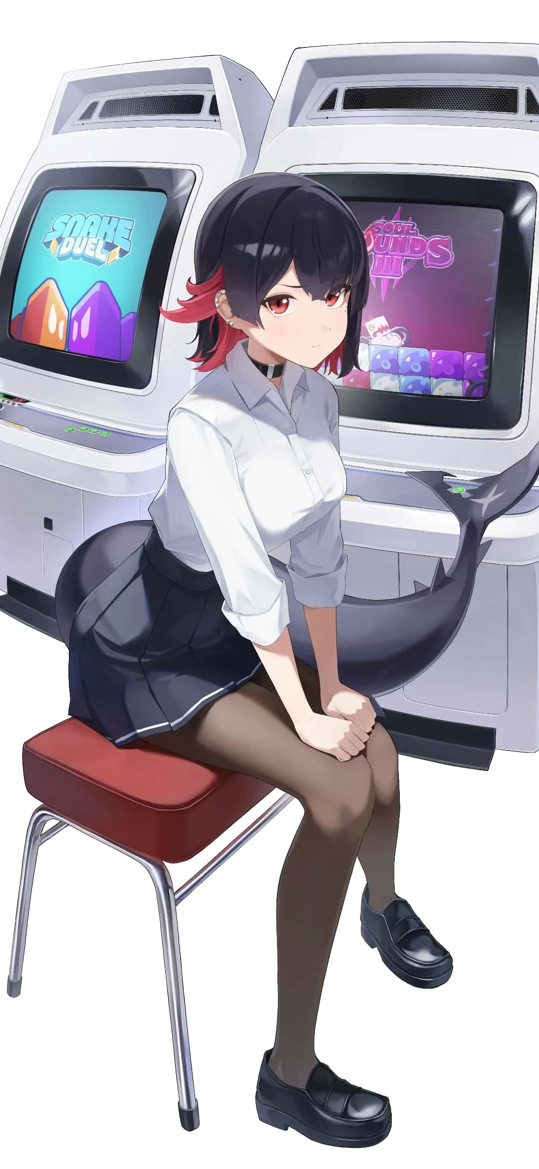 图片[7]-【动漫壁纸】星穹铁道 黑塔 流萤 绝区零 艾莲乔 碧蓝档案 早濑优香 原神 荧 芙宁娜 甘雨 插画美图推荐-鹿星语