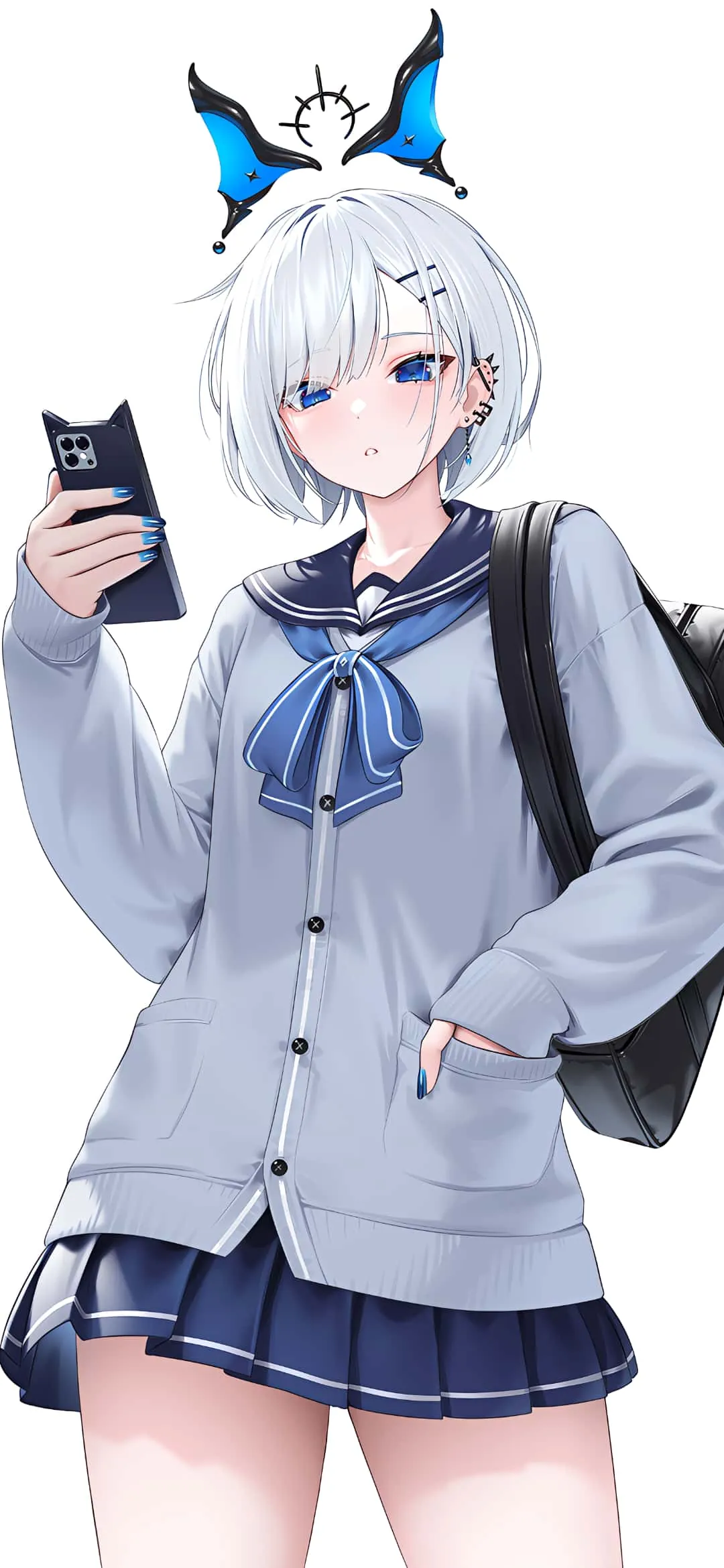 图片[11]-【动漫壁纸】星穹铁道 黑塔 流萤 绝区零 艾莲乔 碧蓝档案 早濑优香 原神 荧 芙宁娜 甘雨 插画美图推荐-鹿星语