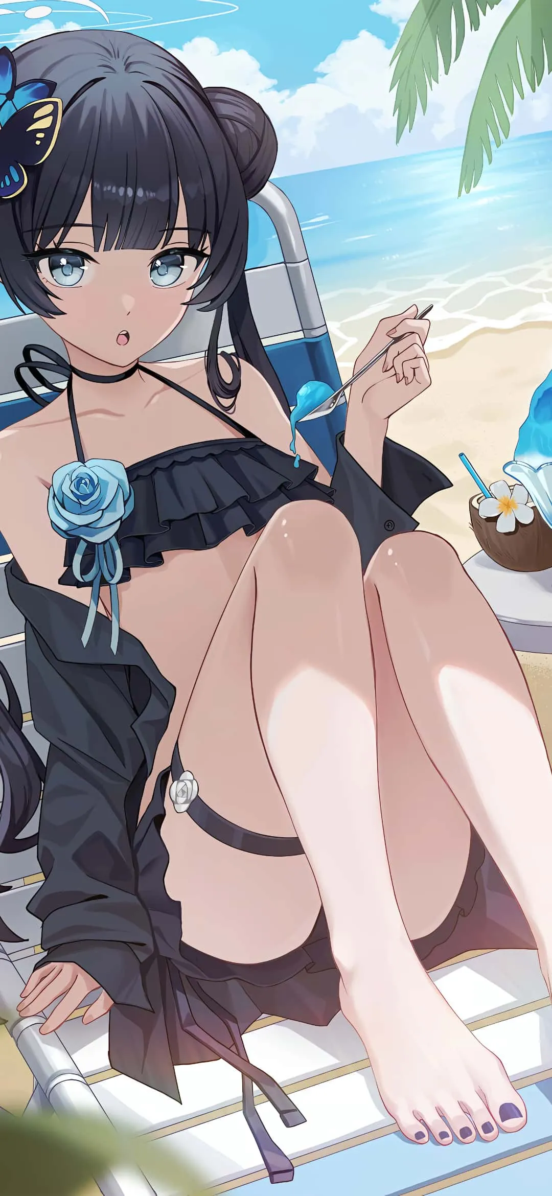 图片[2]-【动漫壁纸】碧蓝档案 砂狼白子 鸣潮 吟霖 星穹铁道 黄泉 原神 小胡桃 雪花拉米 插画美图推荐-鹿星语