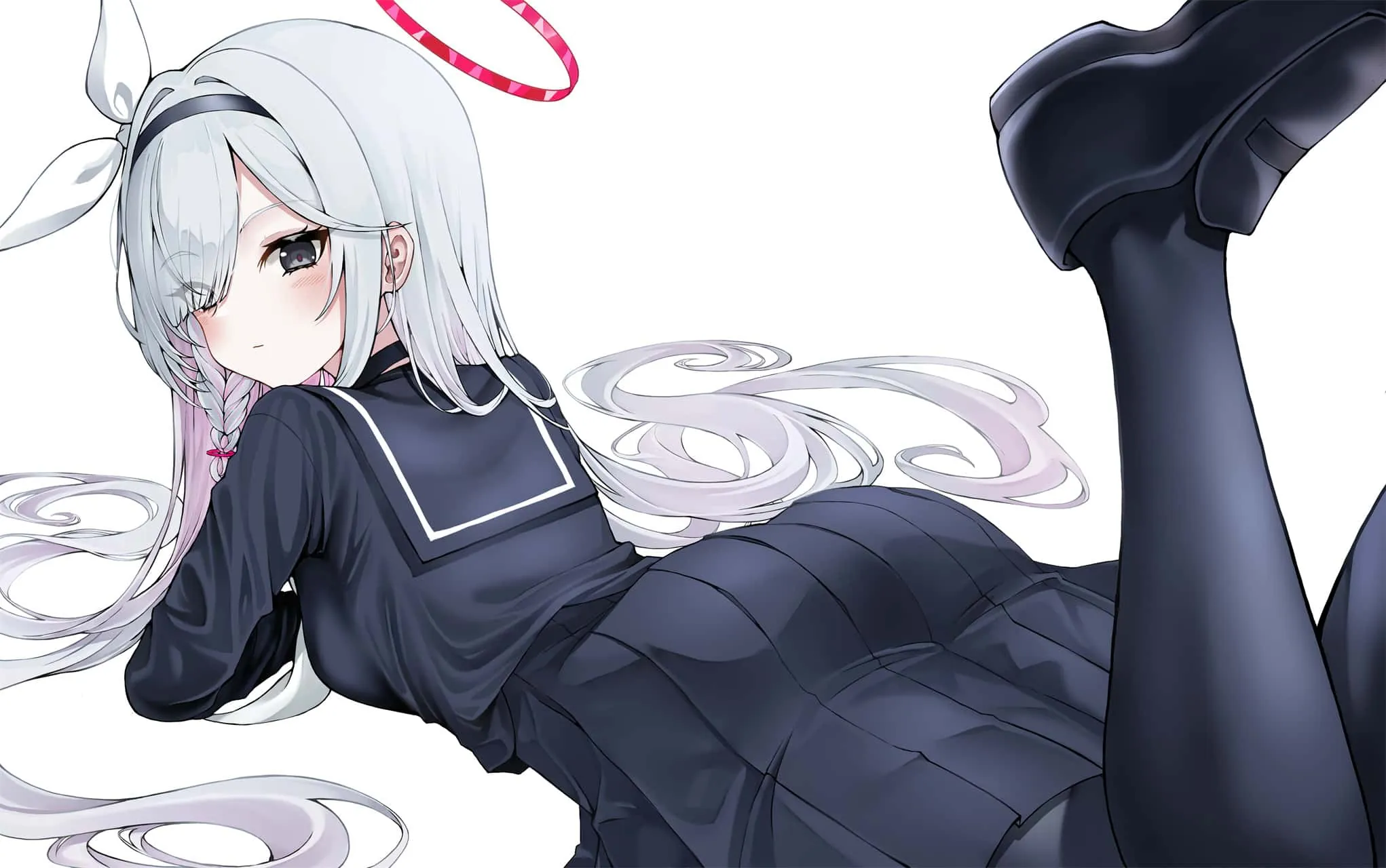 图片[15]-【动漫壁纸】碧蓝档案 砂狼白子 鸣潮 吟霖 星穹铁道 黄泉 原神 小胡桃 雪花拉米 插画美图推荐-鹿星语