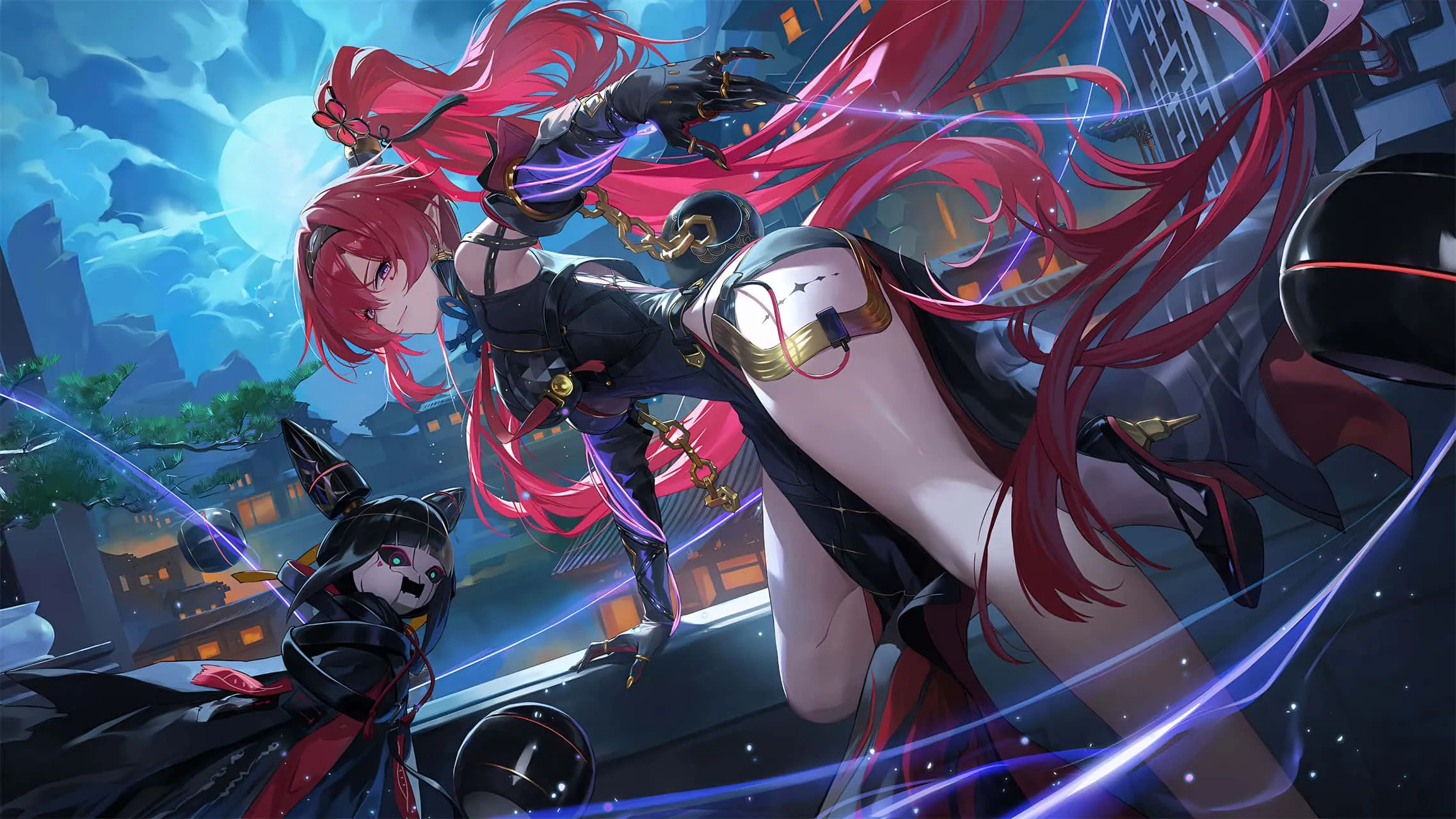 图片[16]-【动漫壁纸】碧蓝档案 砂狼白子 鸣潮 吟霖 星穹铁道 黄泉 原神 小胡桃 雪花拉米 插画美图推荐-鹿星语