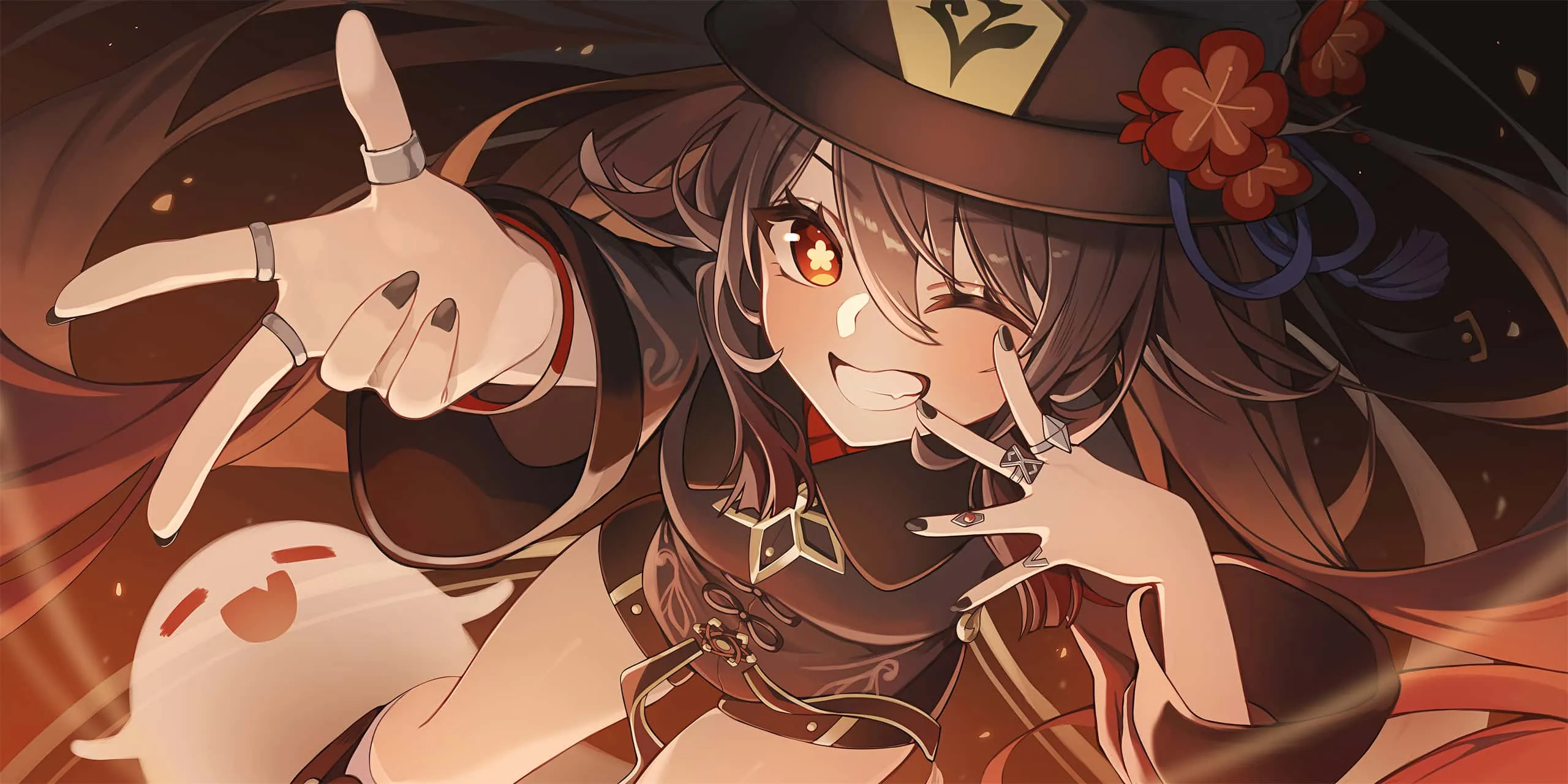 图片[18]-【动漫壁纸】碧蓝档案 砂狼白子 鸣潮 吟霖 星穹铁道 黄泉 原神 小胡桃 雪花拉米 插画美图推荐-鹿星语