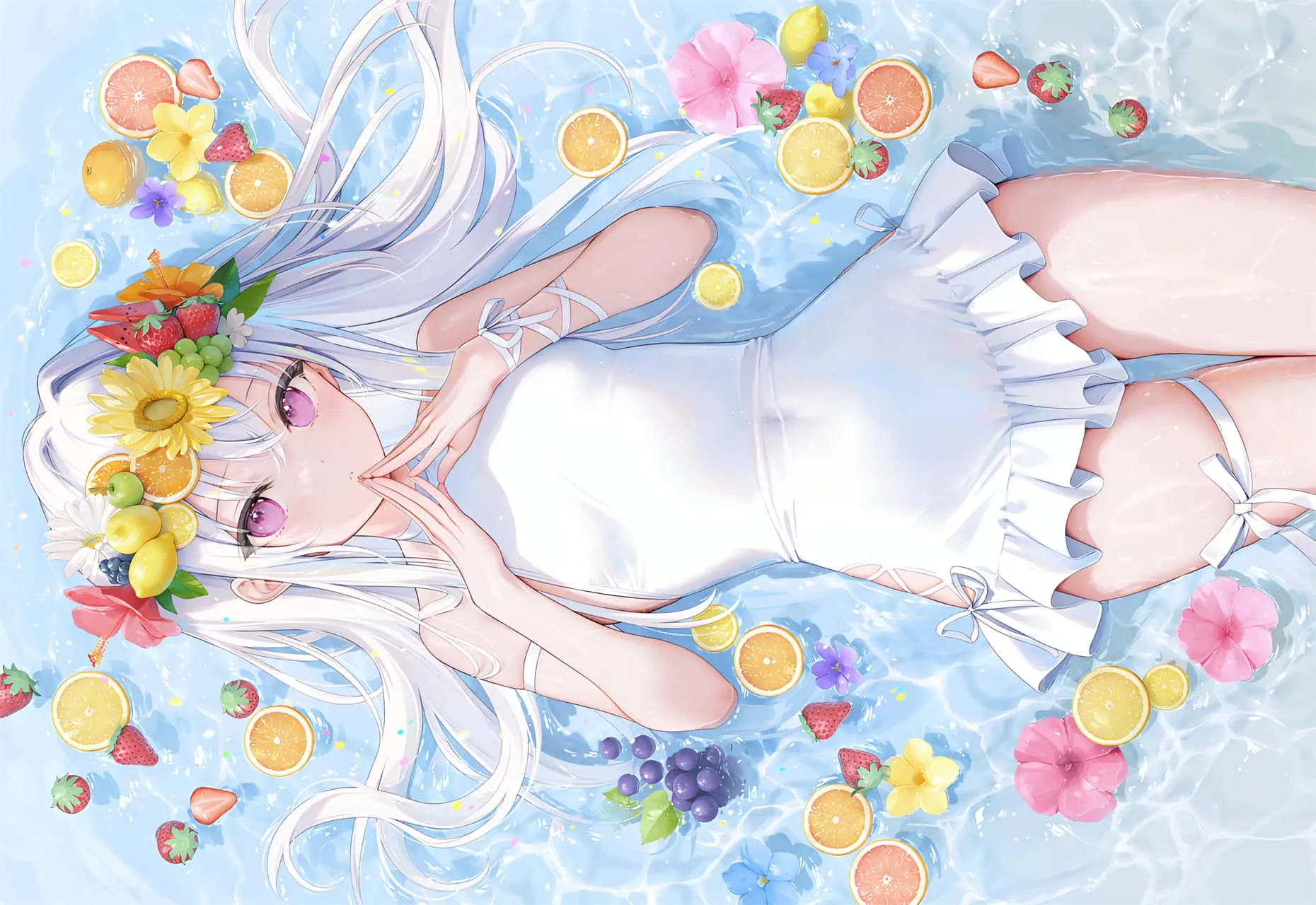 图片[19]-【动漫壁纸】碧蓝档案 砂狼白子 鸣潮 吟霖 星穹铁道 黄泉 原神 小胡桃 雪花拉米 插画美图推荐-鹿星语