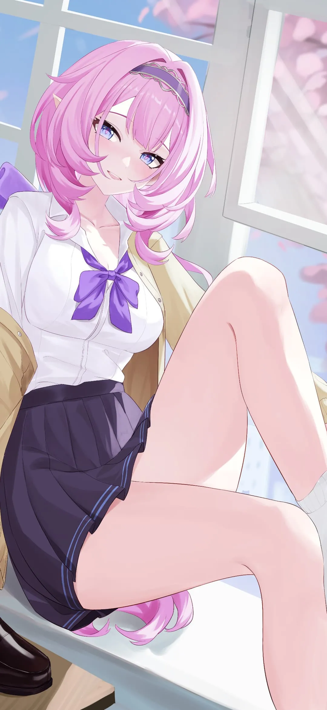 图片[4]-【动漫壁纸】绝区零 玲 星穹铁道 黑塔 知更鸟 流萤 碧蓝档案 砂狼白子 妃咲 原神 茜特菈莉 插画美图推荐-鹿星语